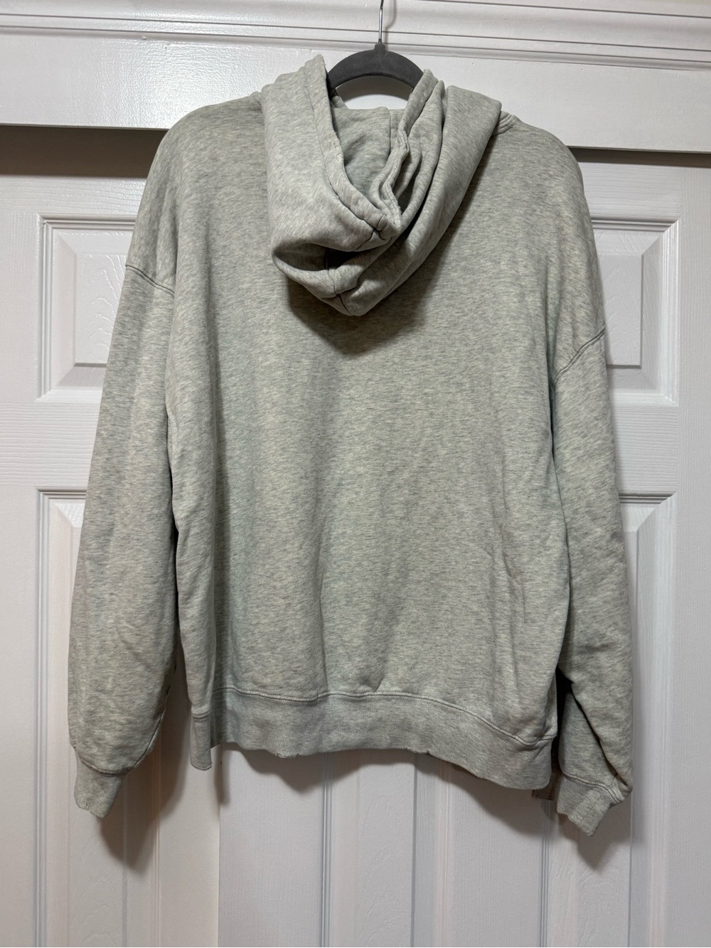 ANINE BING Harvey Signature Script Logo Hoodie Gray S - Picture 4 of 6